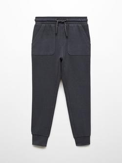 Mango Kids' Denver Joggers, Charcoal