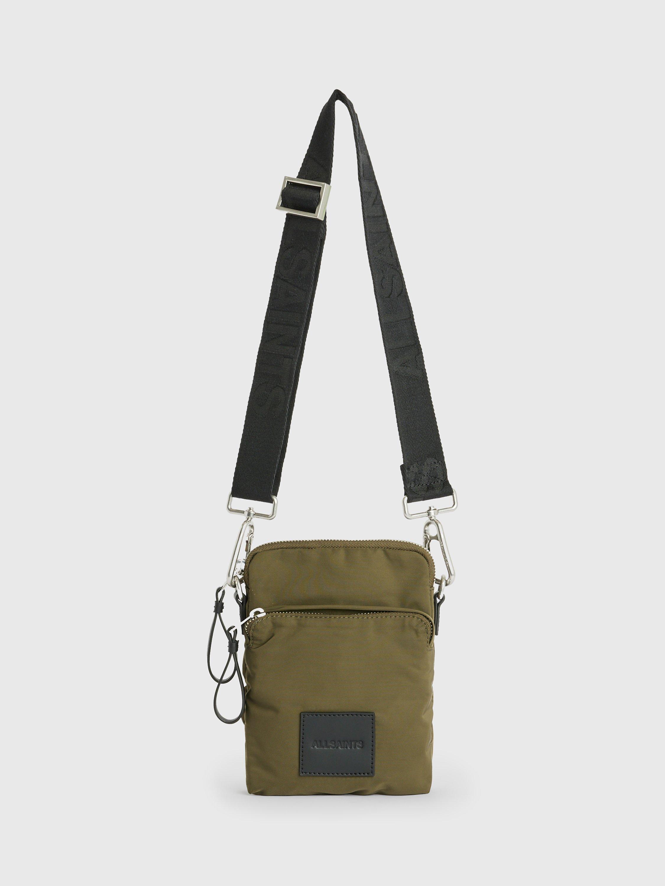 AllSaints Falcon Pouch, Tea Leaf Green