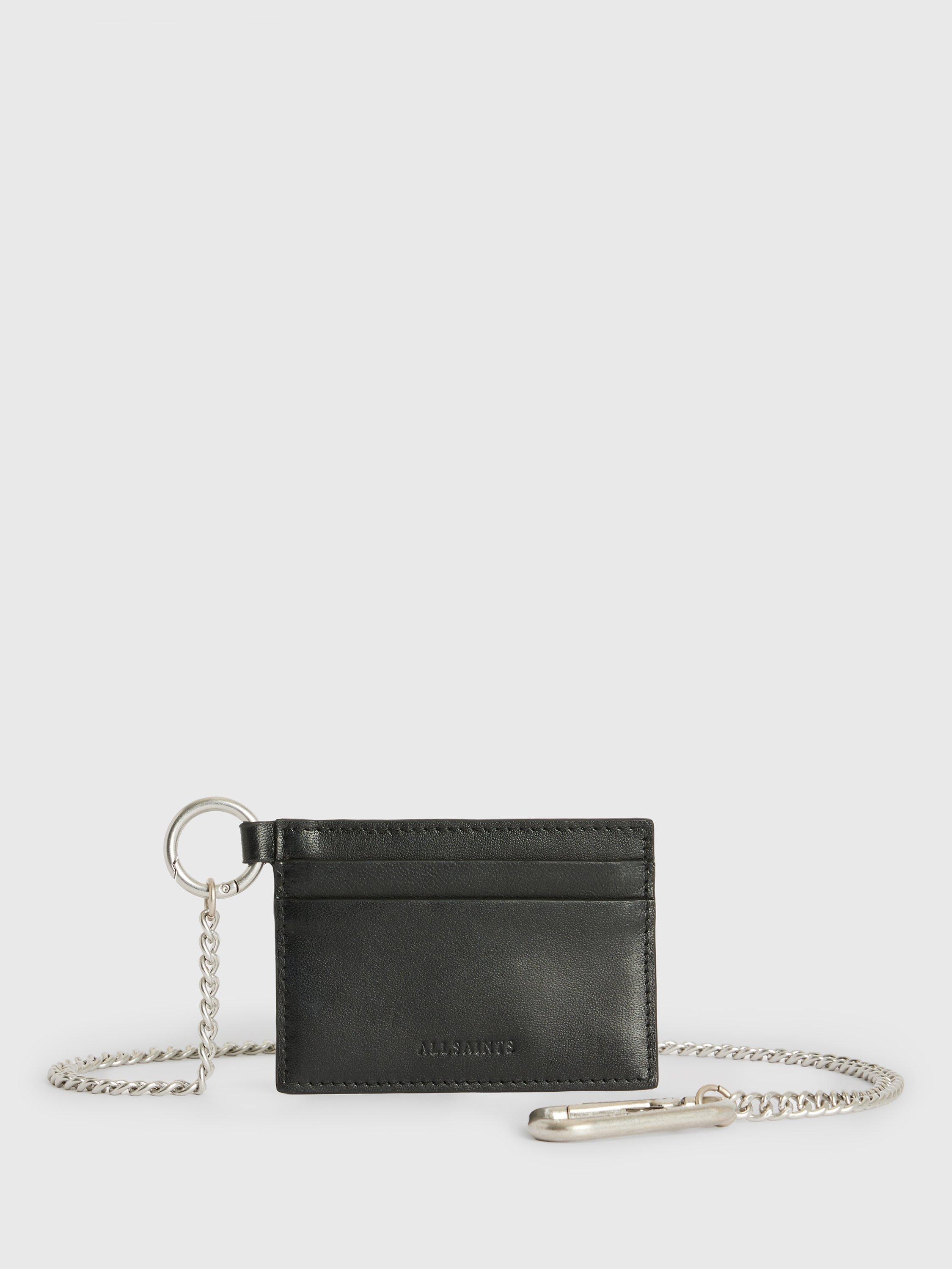 AllSaints Makoto Chain Cardholder, Black