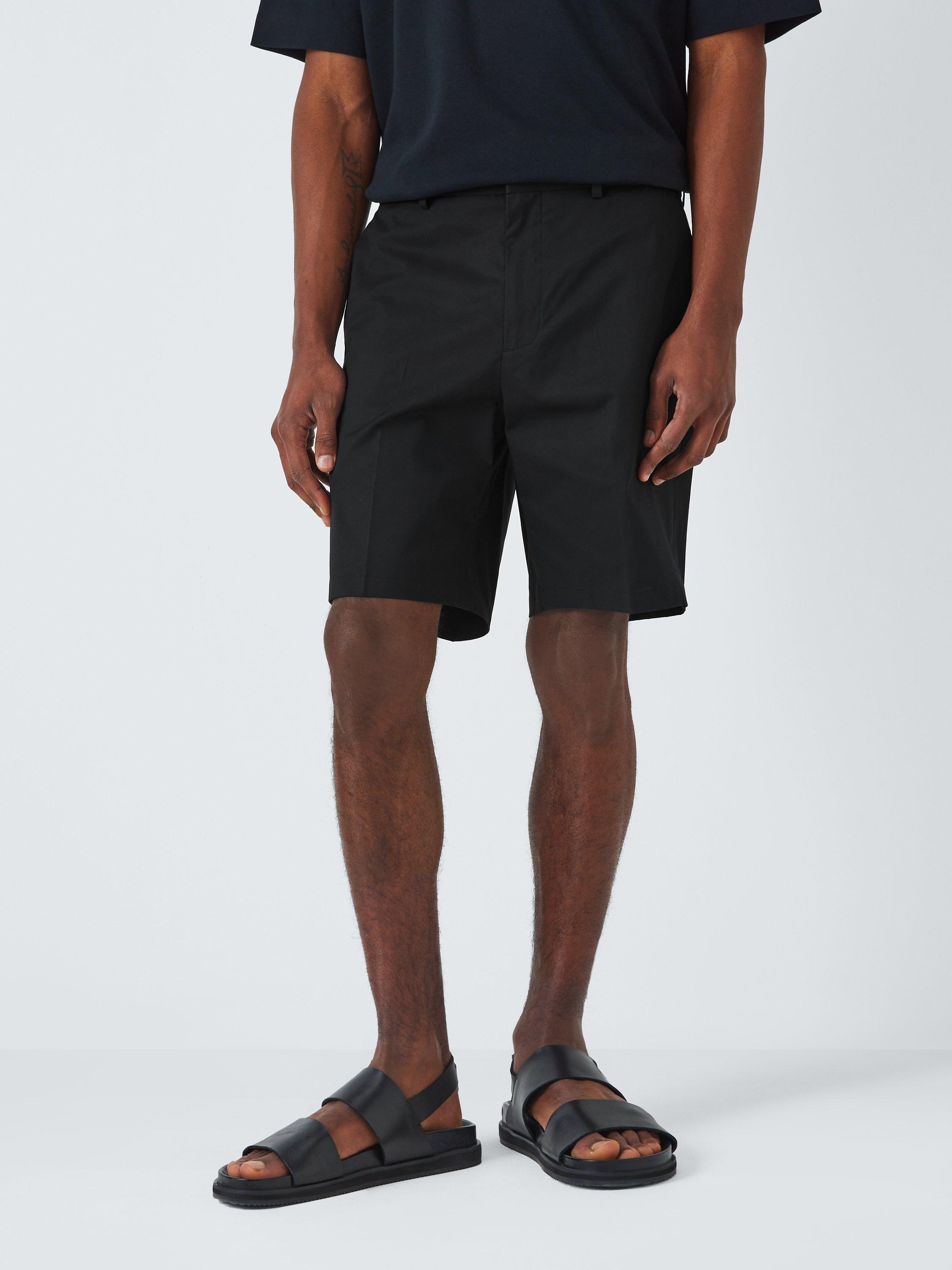 Kin Cotton Blend Chino Shorts, Black Beauty
