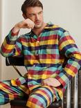 British Boxers Check Brushed Cotton Pyjama Set, Edinburgh