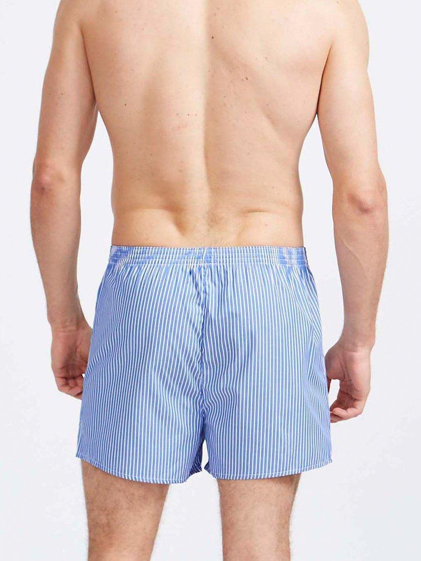 Product image 4 of 4, which shows British Boxers Signature Classic Cut Boxer Shorts, Burford Stripe, S