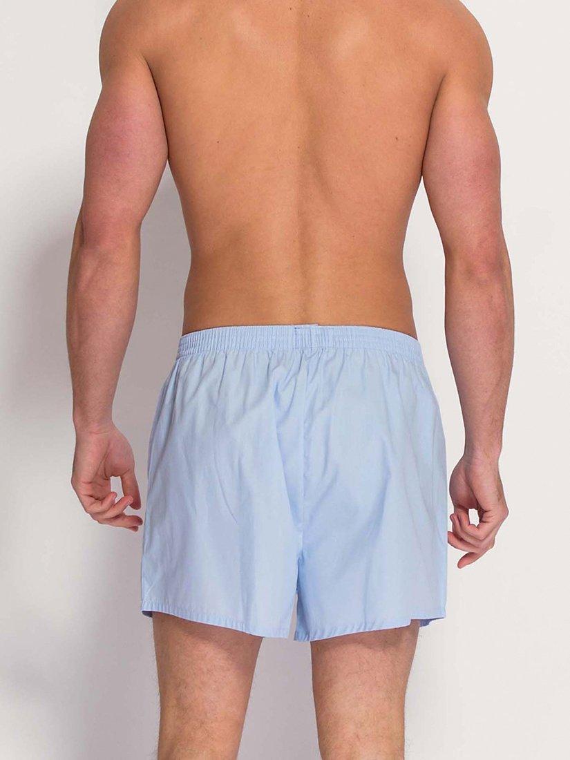 Product image 4 of 4, which shows British Boxers Signature Classic Cut Boxer Shorts, Sky Blue, S