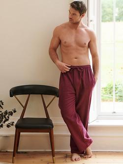British Boxers Herringbone Brushed Cotton Trousers, Carhors Damson