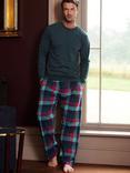 British Boxers Brushed Cotton Check Pyjama Trousers