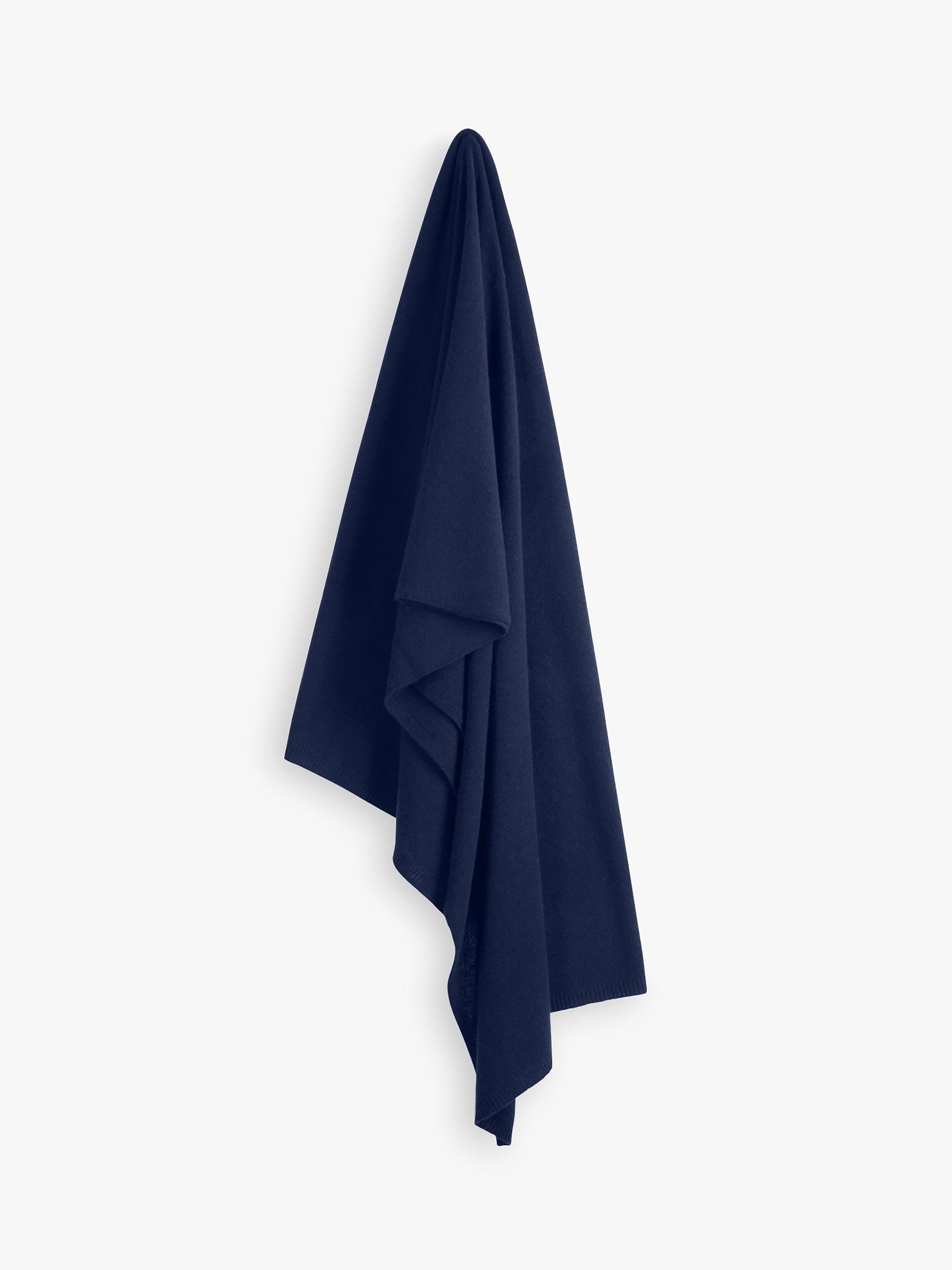 Product image 1 of 5, which shows HUSH Cashmere Shawl, Midnight, One Size