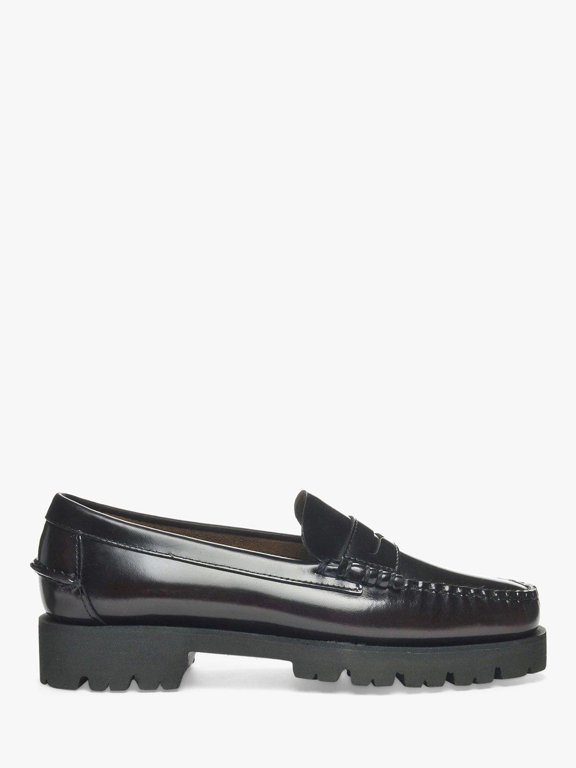 Sebago Dan Lug Leather Loafers, Brown
