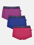 British Boxers Cotton Hipster Boxer Briefs, Pack of 3