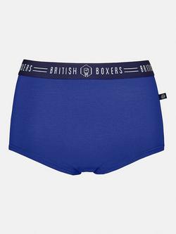 British Boxers Cotton Hipster Boxer Briefs, Pack of 3 - view 2, Sloe Gin