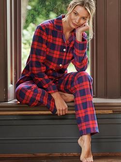 British Boxers Tartan Brushed Cotton Pyjama Set - view 2, Dumbarton