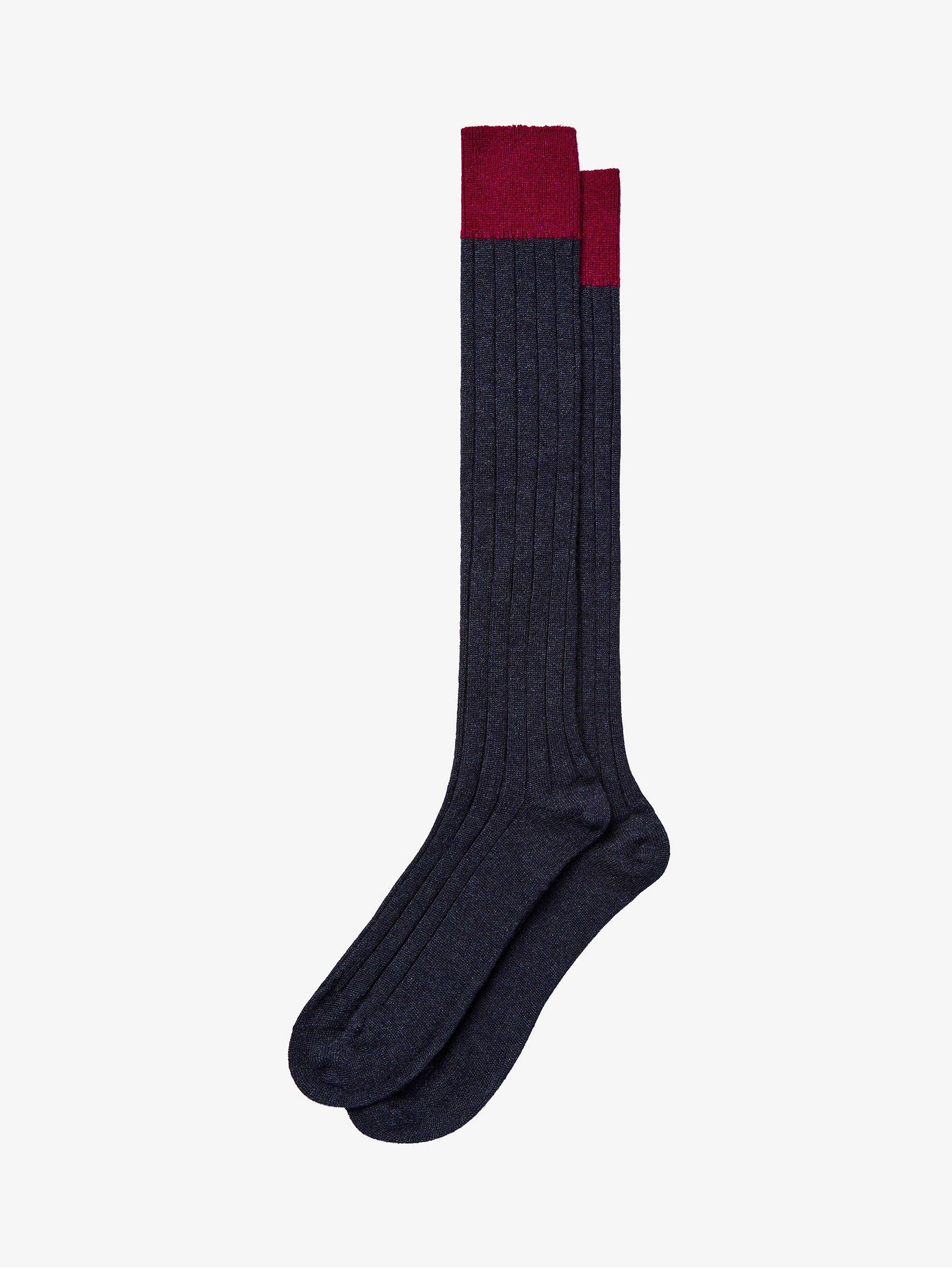 Brora Cashmere Blend Long Socks