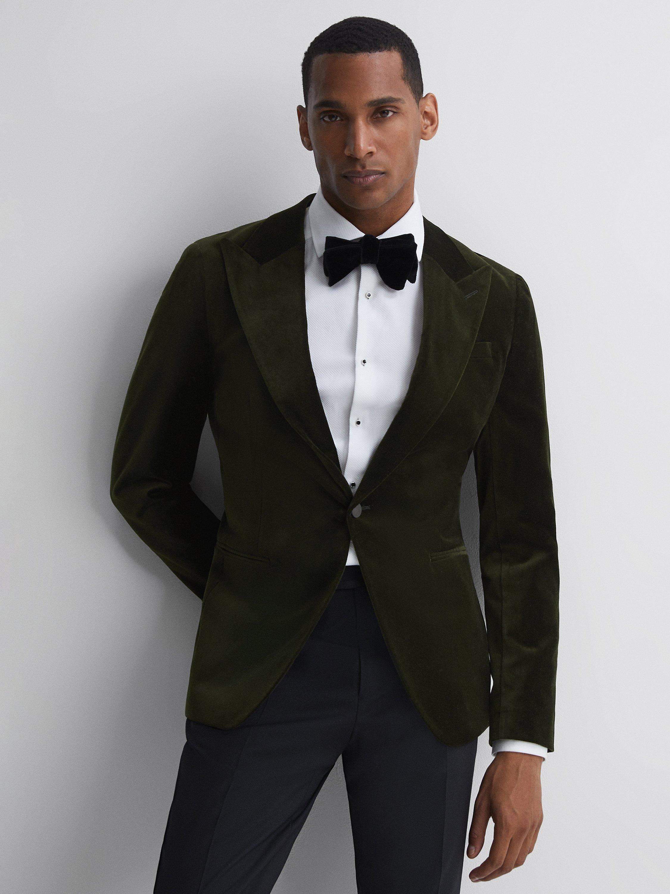 Reiss Slim Fit Velvet Jacket