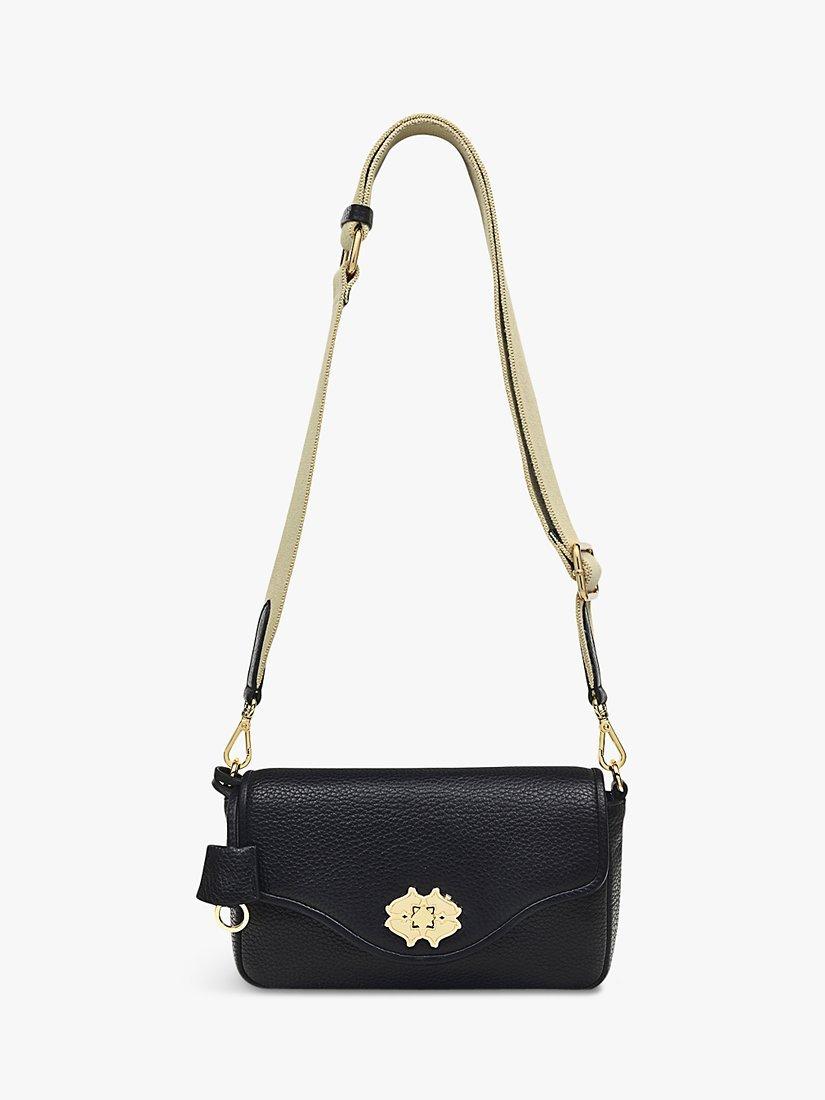 Radley Heirloom Place Medium Flapover Cross Body, Black