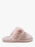 Pretty You London Gigi Quilted Mule Slippers, Powder Puff