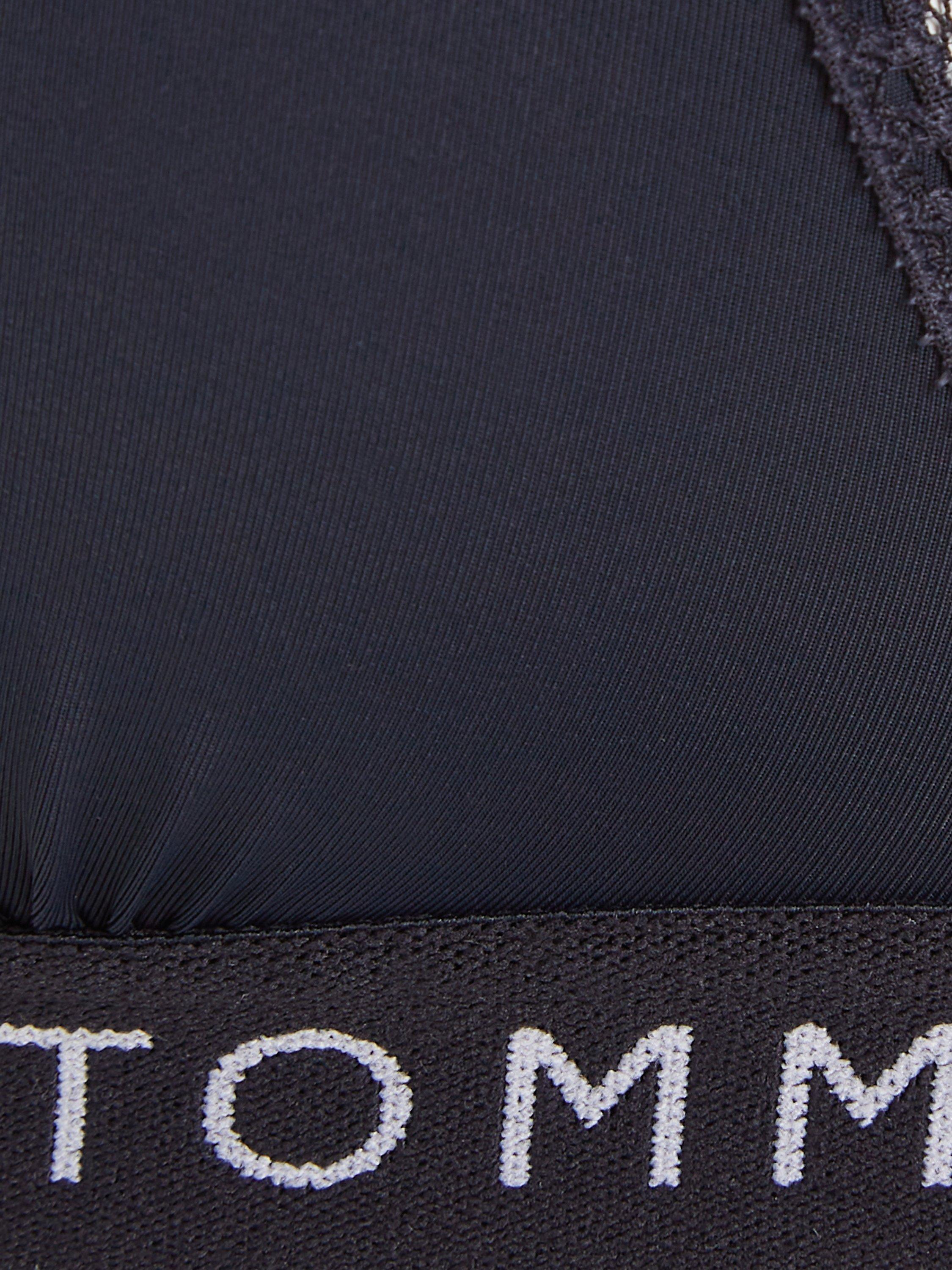 Product image 6 of 6, which shows Tommy Hilfiger Lace Unlined Triangle Bra, Desert Sky, L