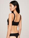 Tommy Hilfiger V-Neck Padded Bralette, Black