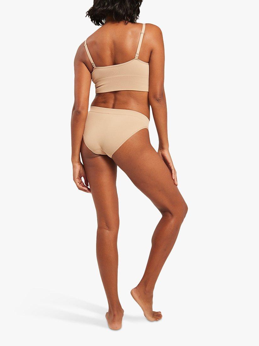 Product image 2 of 5, which shows Nudea Form Seamless Brief, Almond, S