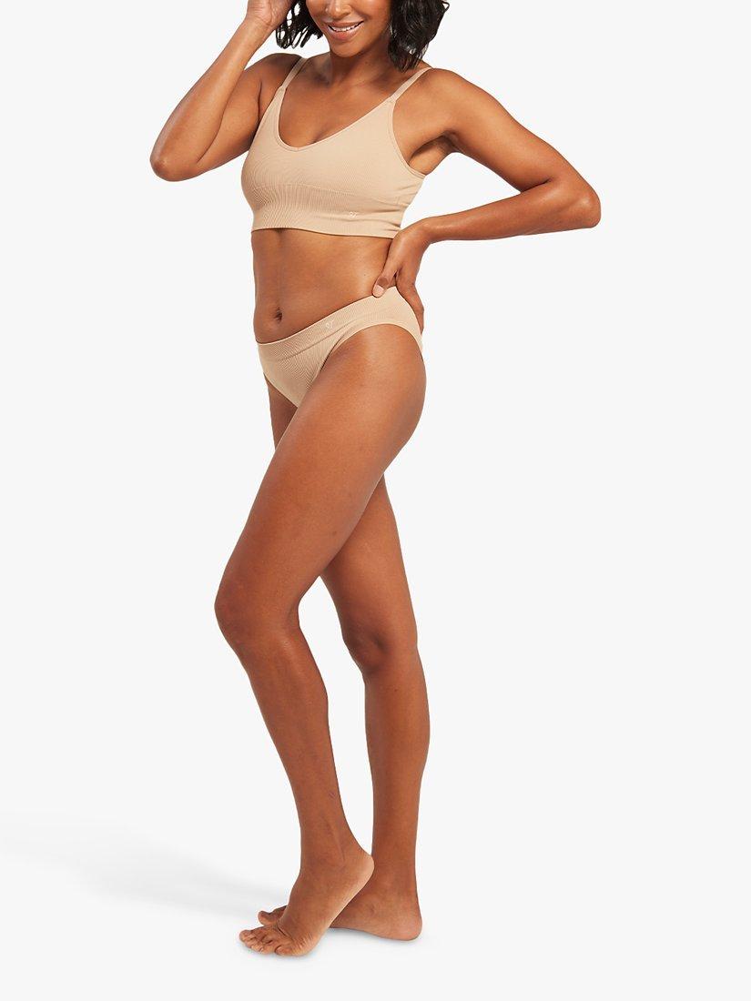 Product image 3 of 5, which shows Nudea Form Seamless Brief, Almond, S