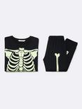 Mango Kids' Bones Pyjama Set, Black