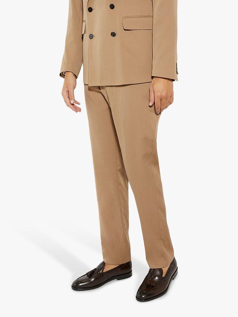 Product image 5 of 5, which shows Dune London Sandders Leather Tassle Loafers, Dark Brown, 6