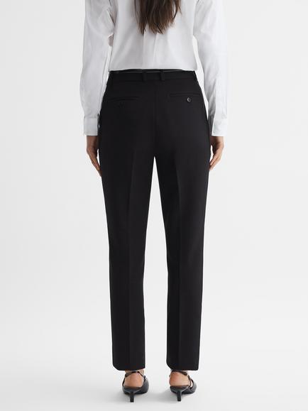 Reiss Gabi Slim Fit Tailored Suit Trousers - view 2, Black
