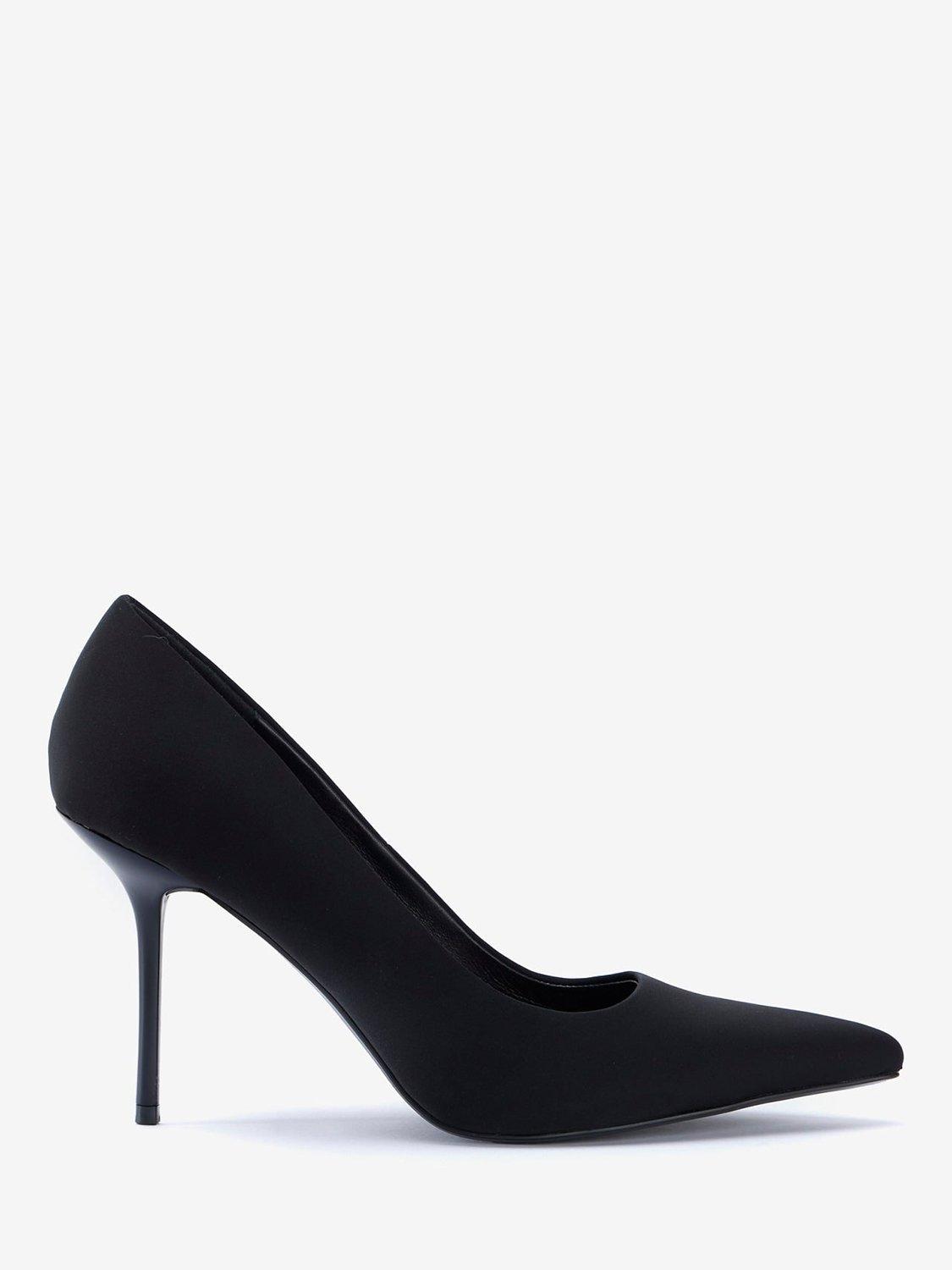 Mint Velvet Scuba Court Shoes, Black