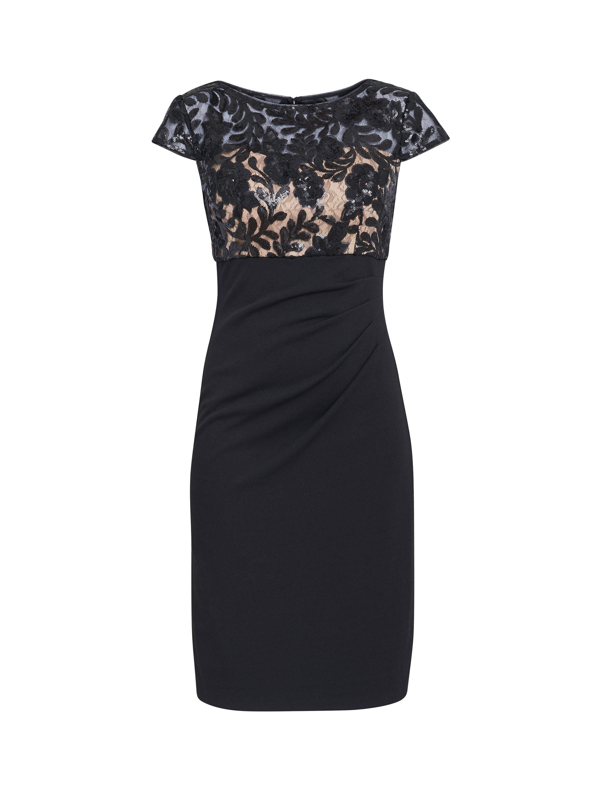 Gina Bacconi Maddison Dress, Black, 8