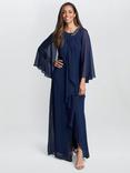 Gina Bacconi Polly Maxi Dress, Navy