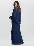 Gina Bacconi Polly Maxi Dress, Navy