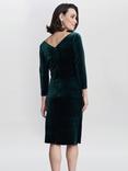 Gina Bacconi Zoe Velvet Wrap Dress