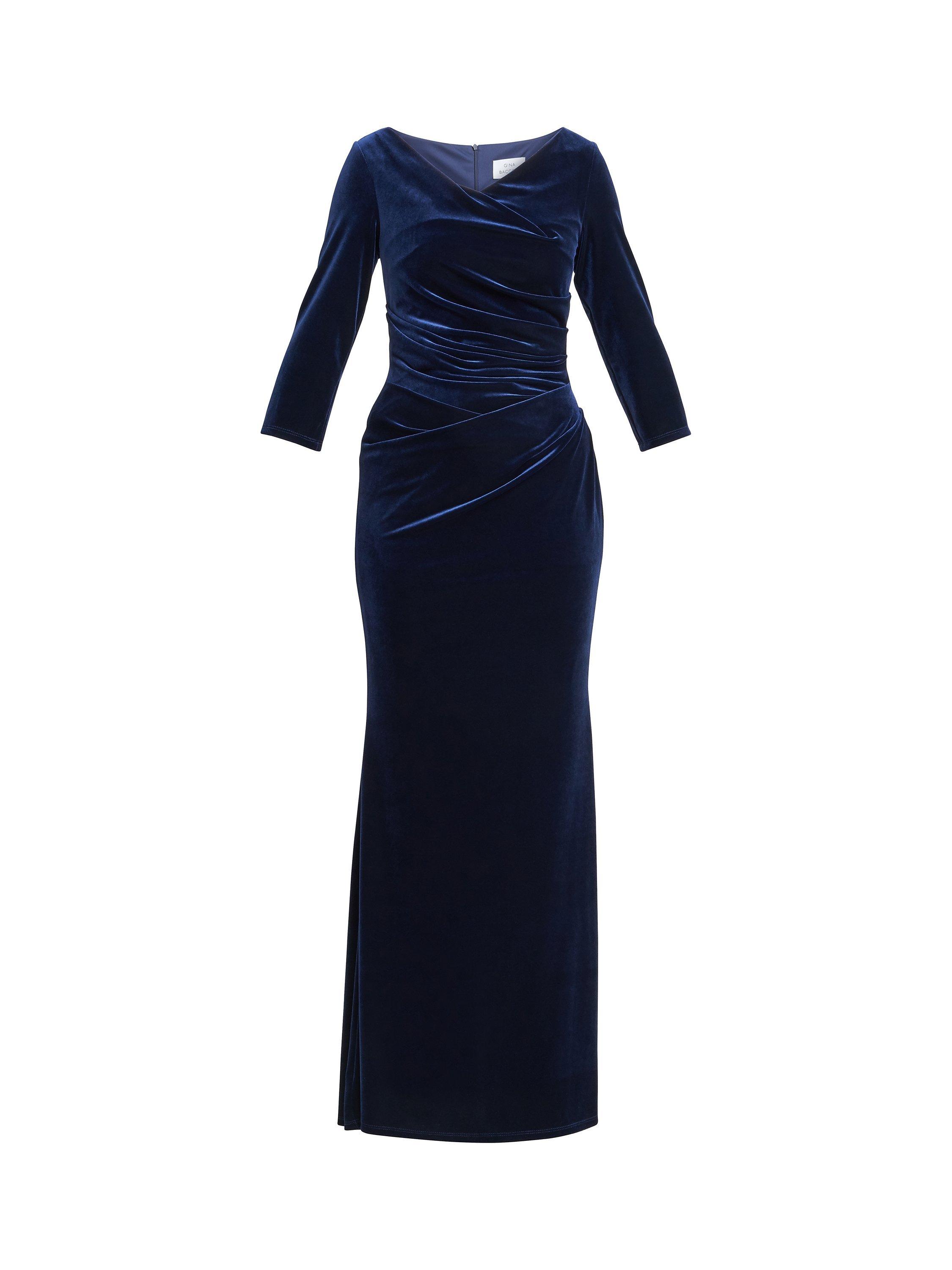 Gina Bacconi Sophie Velvet Maxi Dress