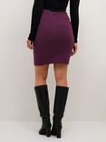 KAFFE Penny Jersey Pencil Skirt, Winetasting