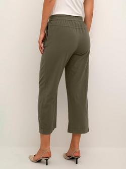 KAFFE Naya Cropped Trousers - view 2, Grape Leaf