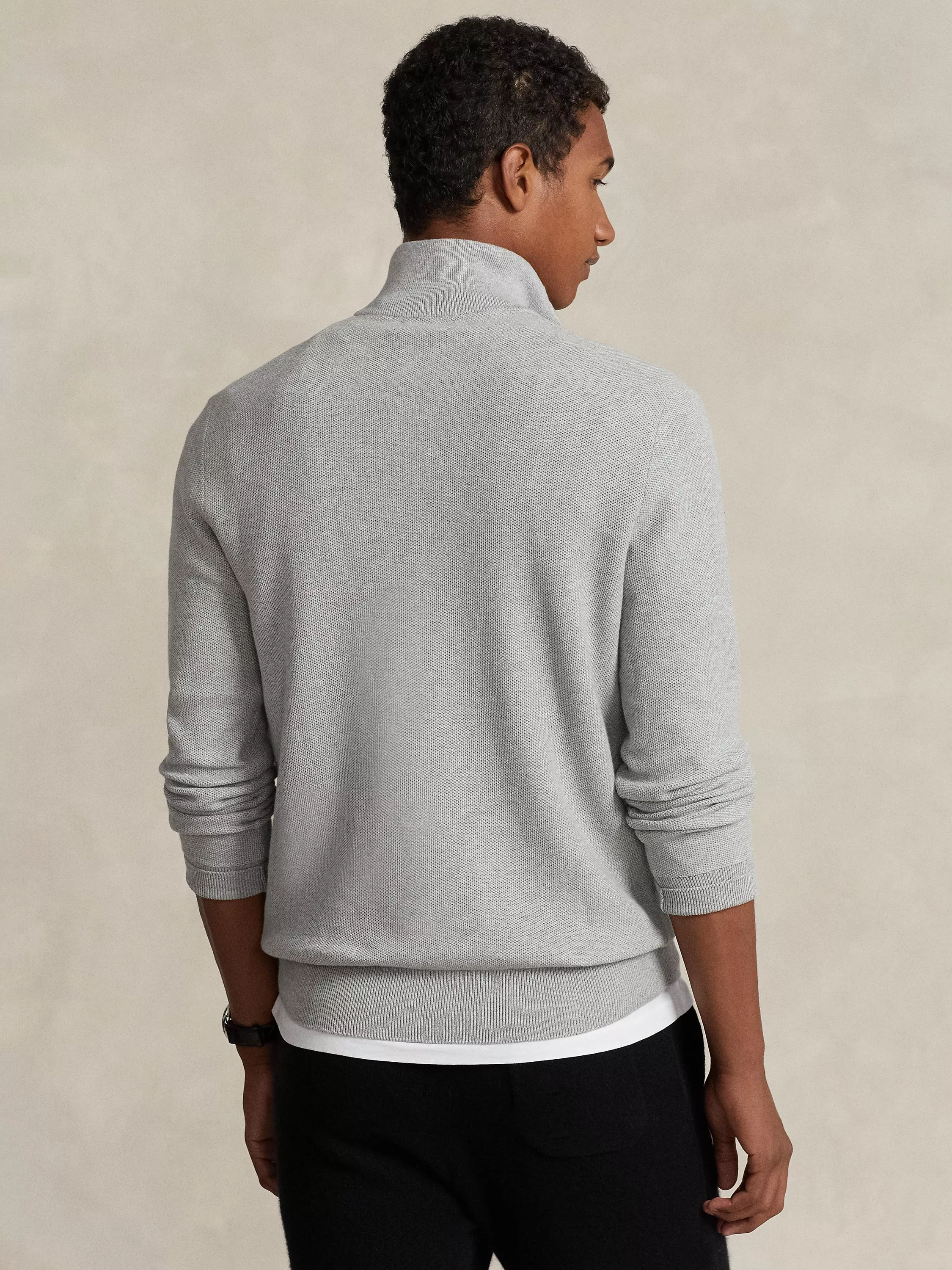 ★★POLO RALPH LAUREN★★ Long sleeve half zip up pullover w Polo Ralph Lauren Big Boys 8-20 Long Sleeve Quarter-Zip