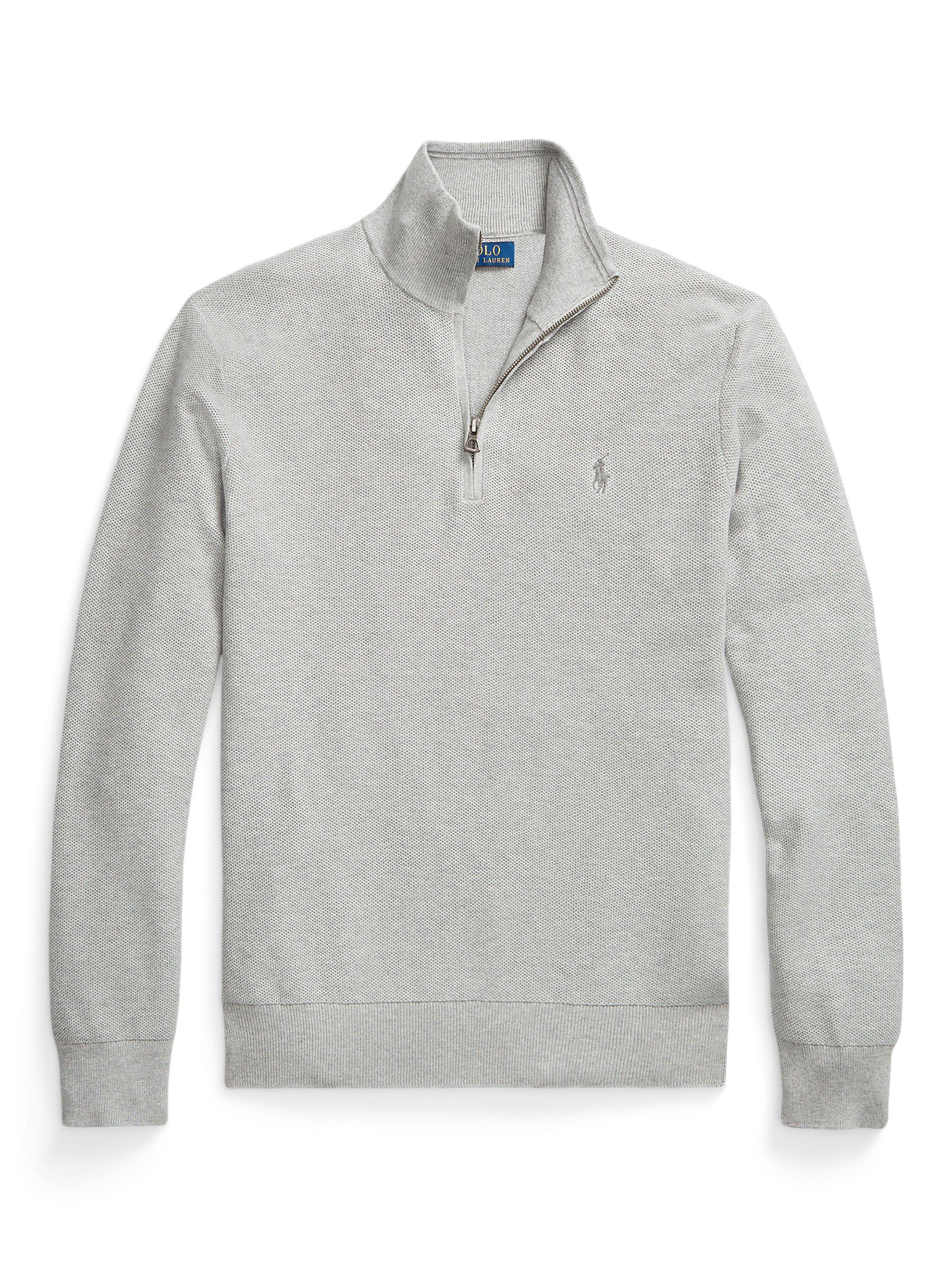 Polo ralph lauren french rib half zip pullover best sale