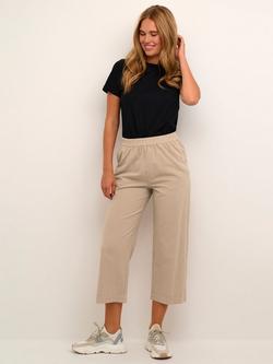 KAFFE Naya Cropped Trousers - view 2, Classic Sand