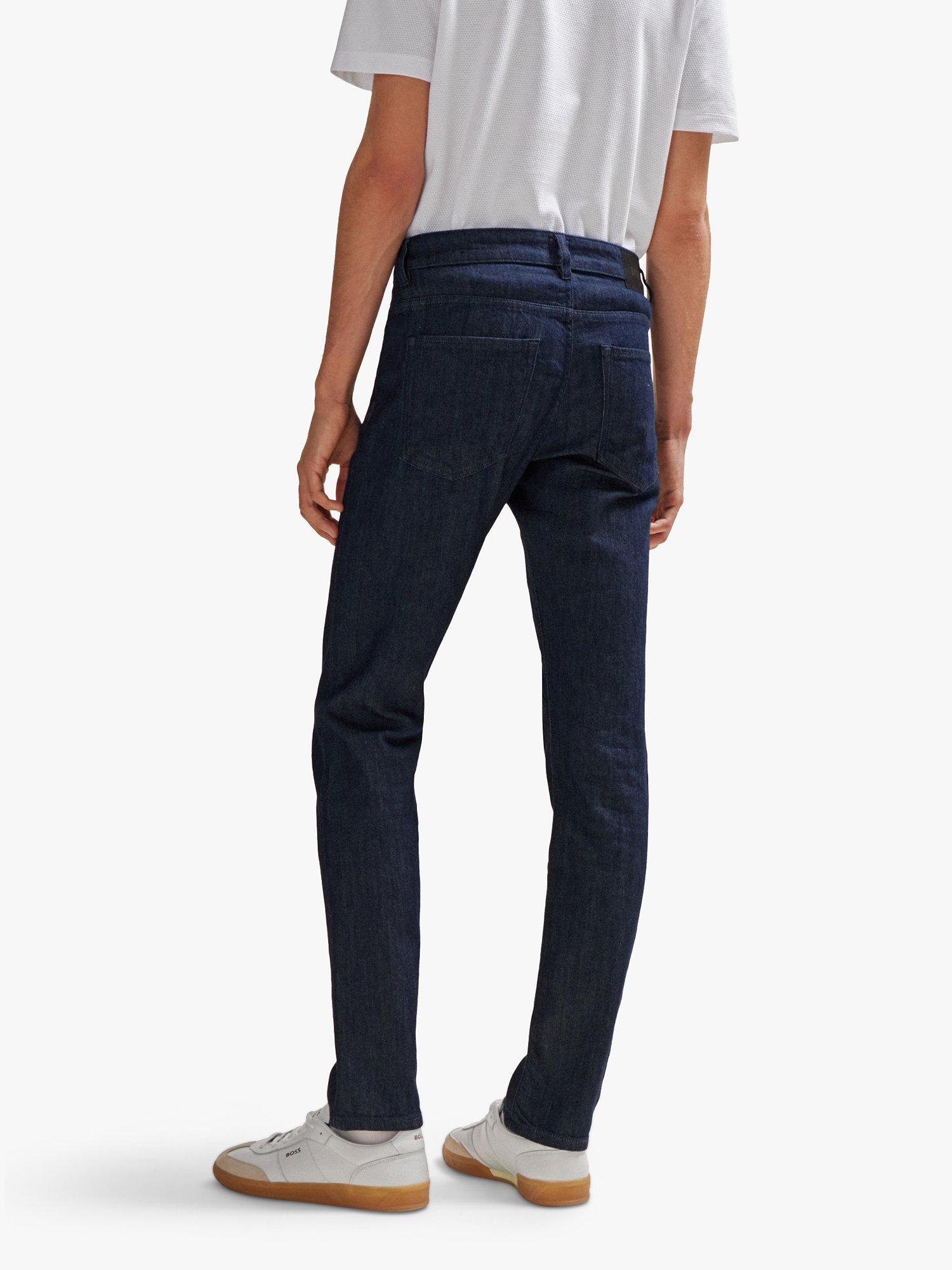 Product image 2 of 6, which shows BOSS Delaware Slim Fit Jeans, Dark Blue, 40L