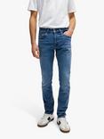 BOSS Delaware Slim Fit Jeans, Bright Blue