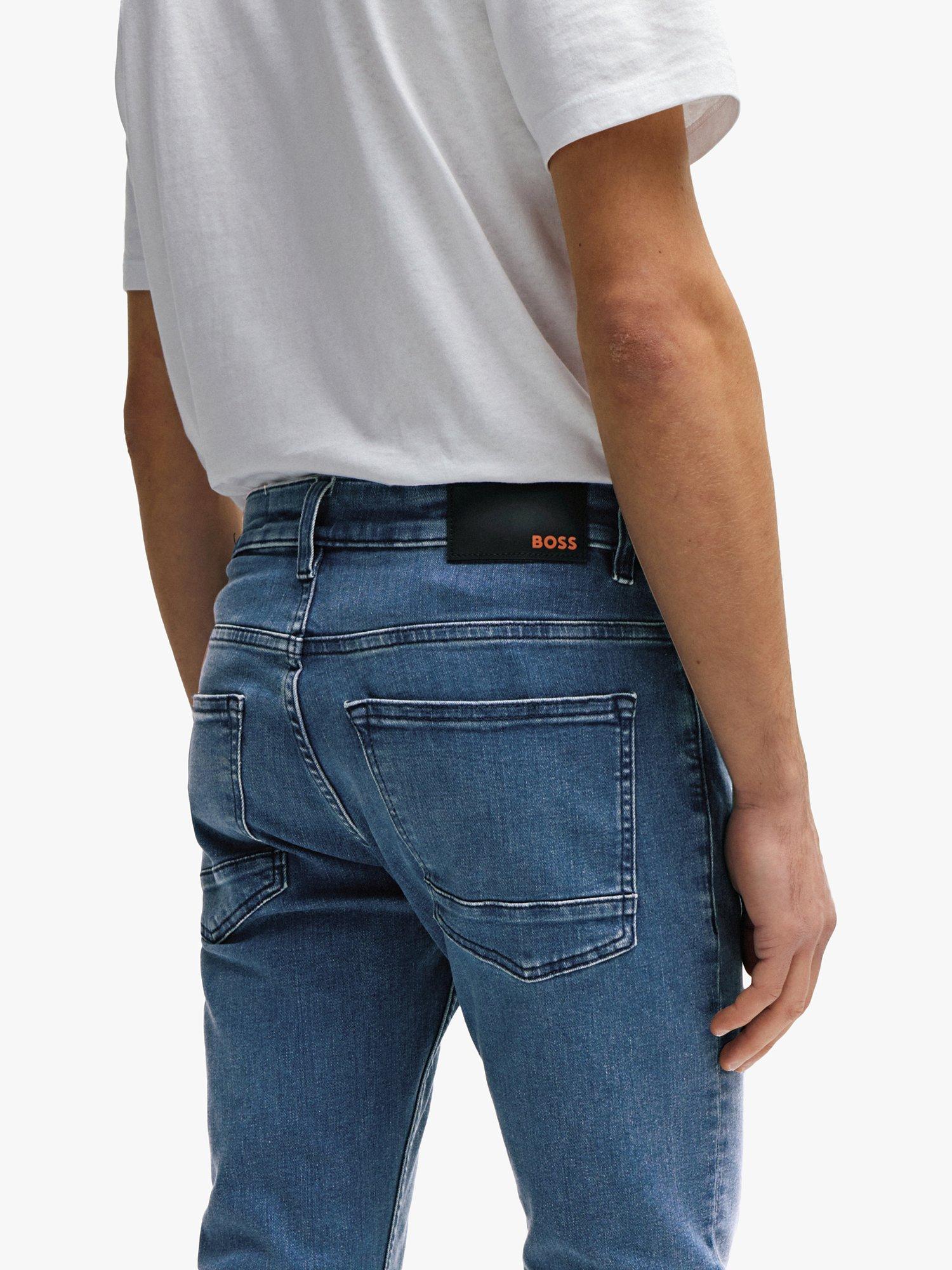 Product image 5 of 6, which shows BOSS Delaware Slim Fit Jeans, Bright Blue, 38XL