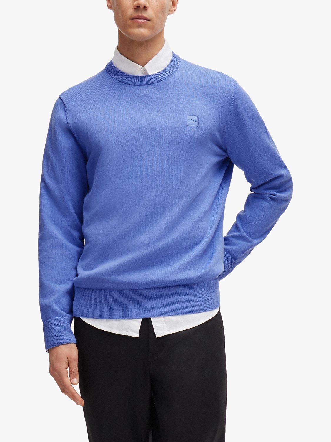 BOSS Kanovano Cashmere Blend Jumper, Bright Purple