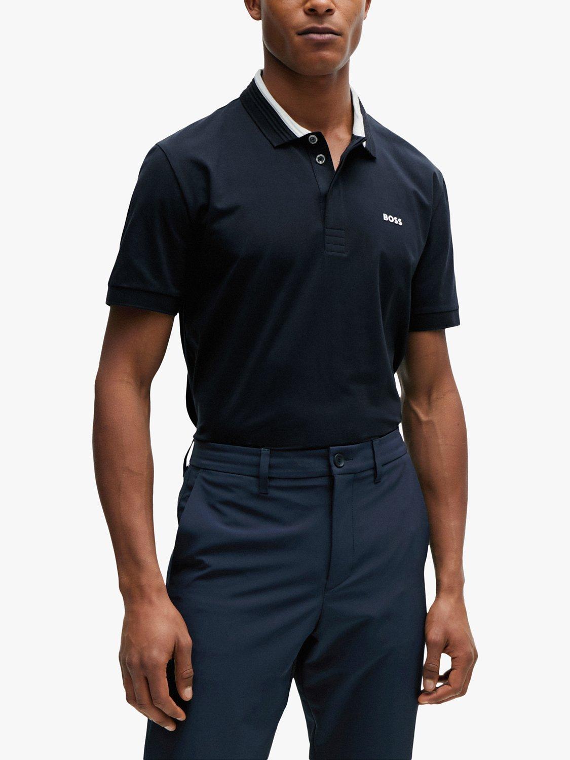 BOSS Paddy 402 Polo Shirt, Dark Blue