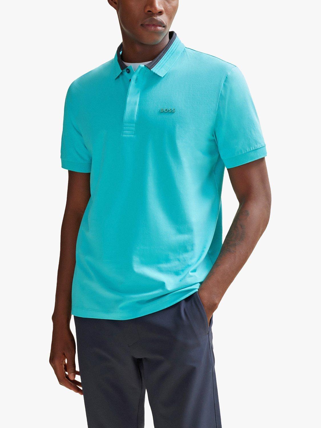 BOSS Paddy 367 Polo Shirt, Teal