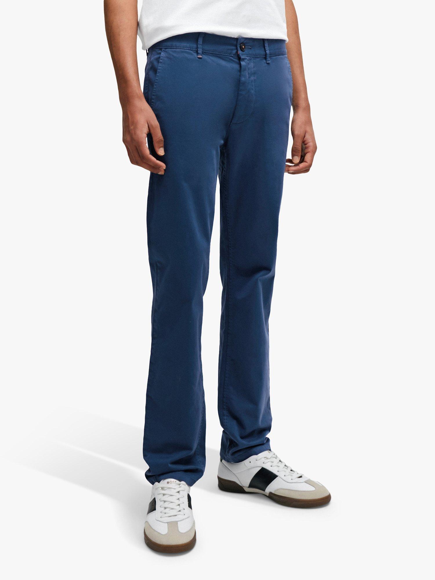 BOSS Slim Fit Comfort Stretch Chinos, Navy