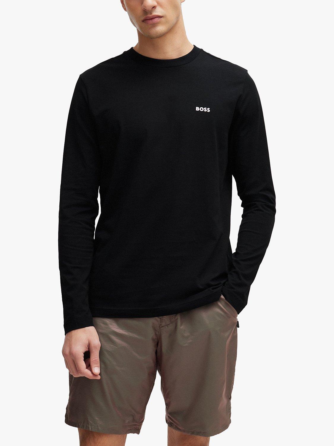 BOSS Long Sleeved Cotton T-Shirt