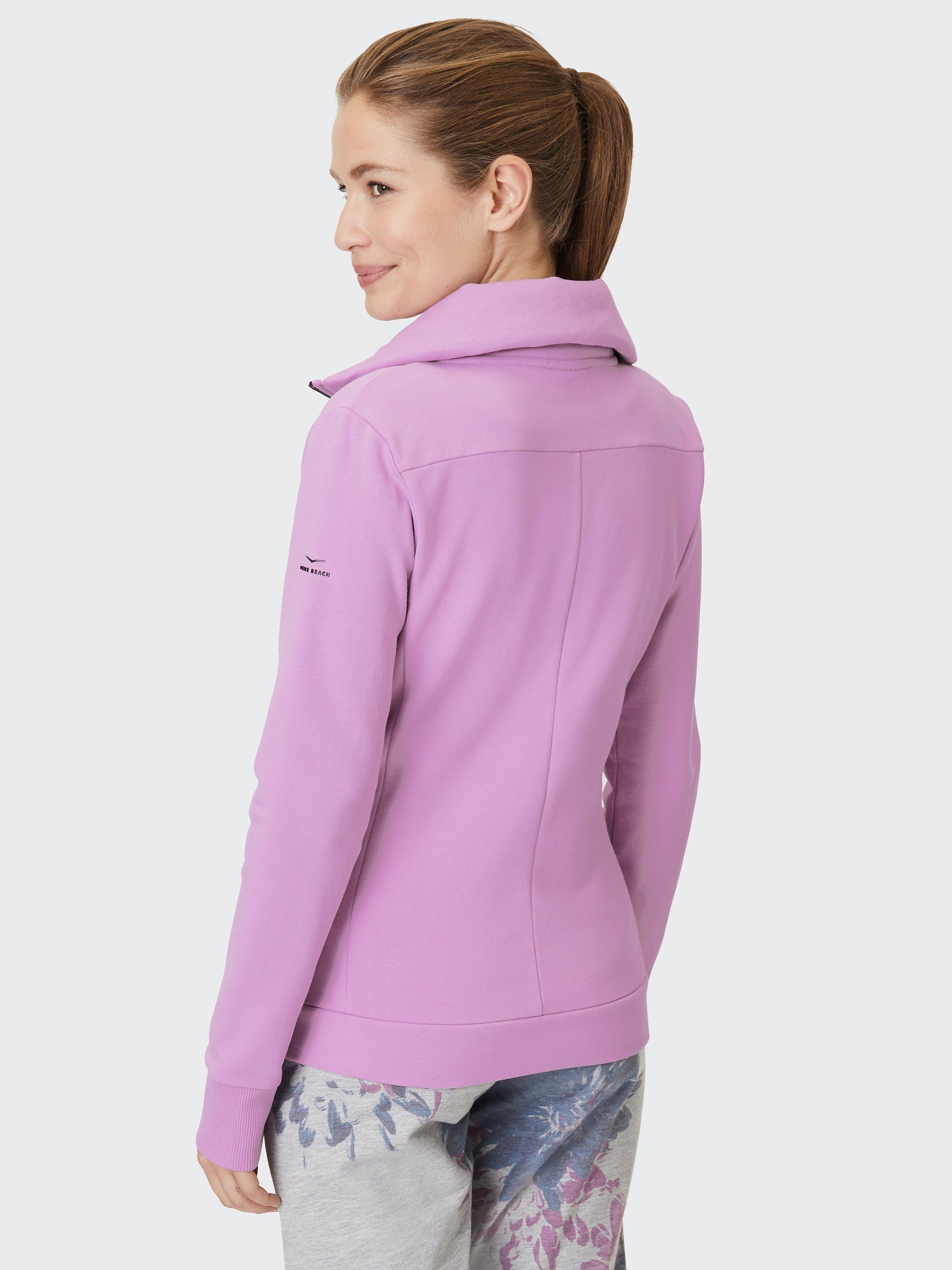 Product image 3 of 7, which shows Venice Beach Camilla Full Zip Track Top, Pale Mauve, S