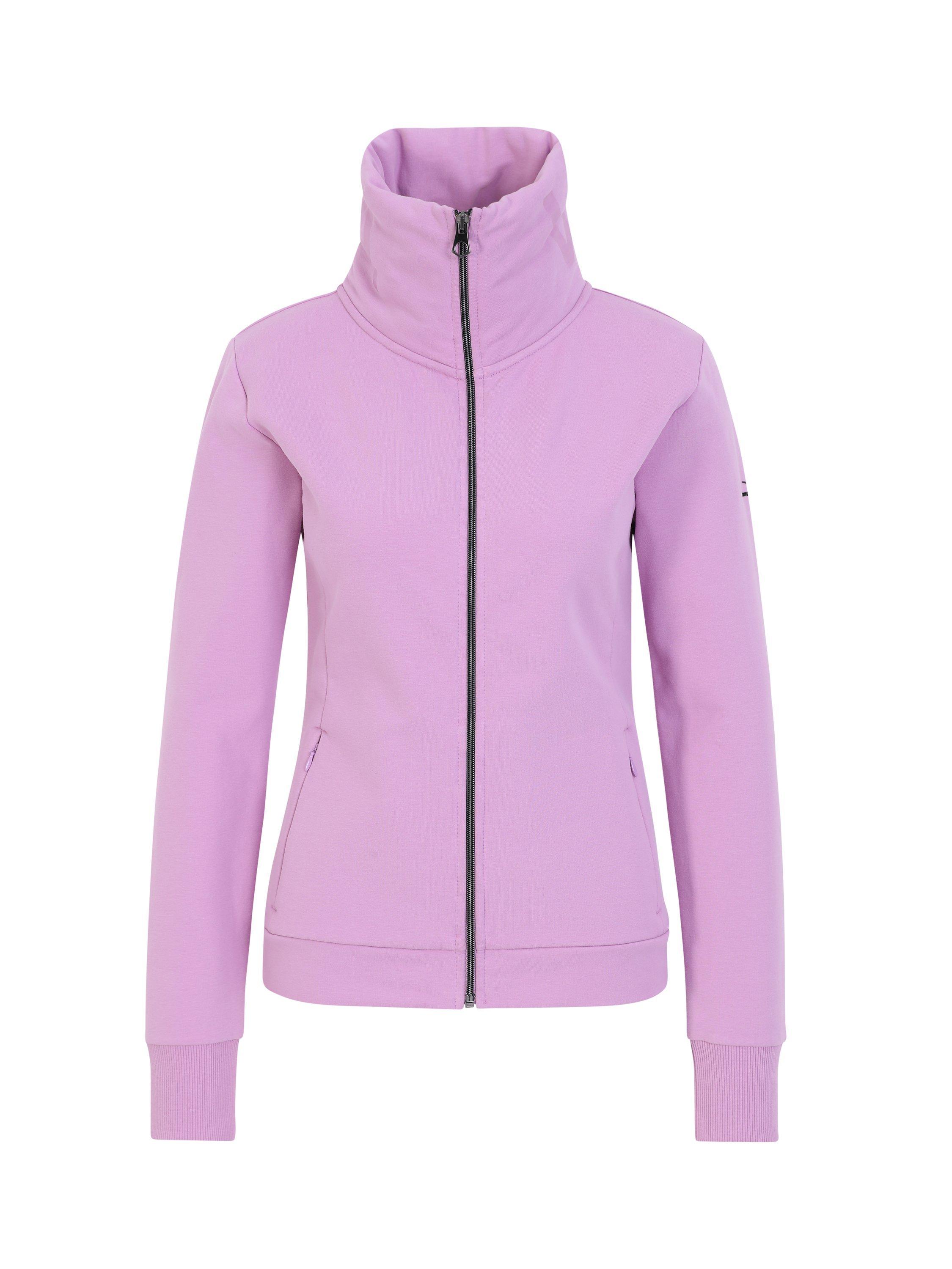 Product image 4 of 7, which shows Venice Beach Camilla Full Zip Track Top, Pale Mauve, S