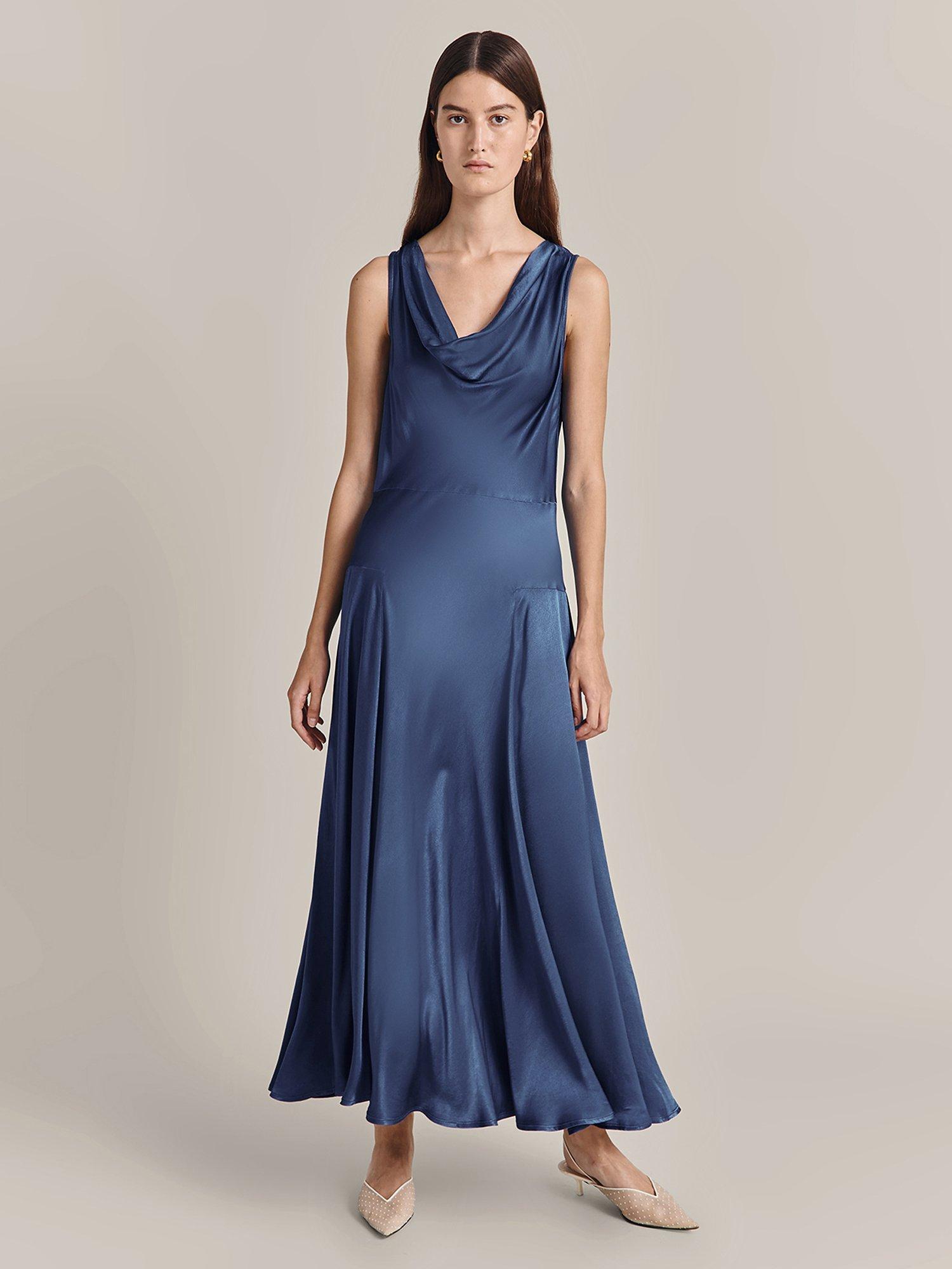 Ghost Evelyn Dress Blue