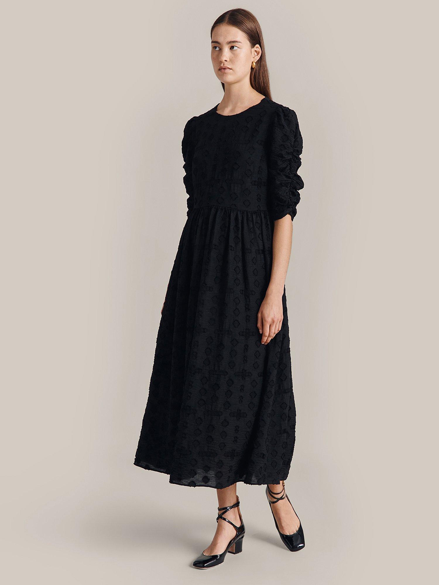 Ghost Corinne Midi Dress, Black