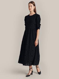 Ghost Corinne Midi Dress, Black, Black