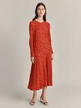 Ghost Ophelia Embellished Midi Dress